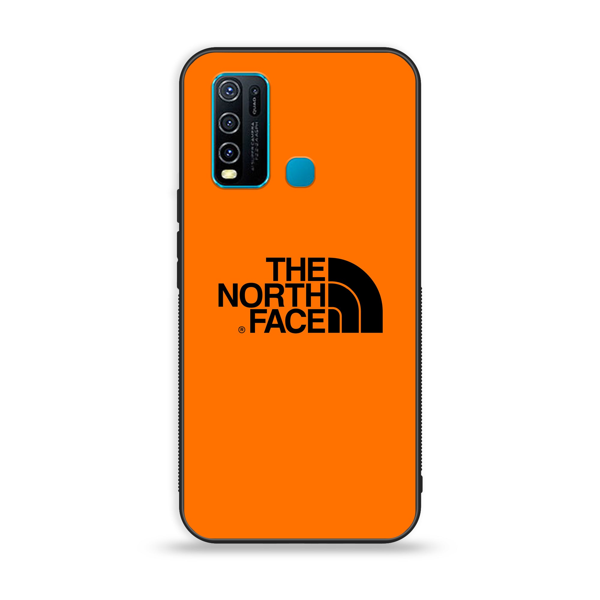 Vivo Y50 - The North Face Series - Premium Printed Glass soft Bumper shock Proof Case