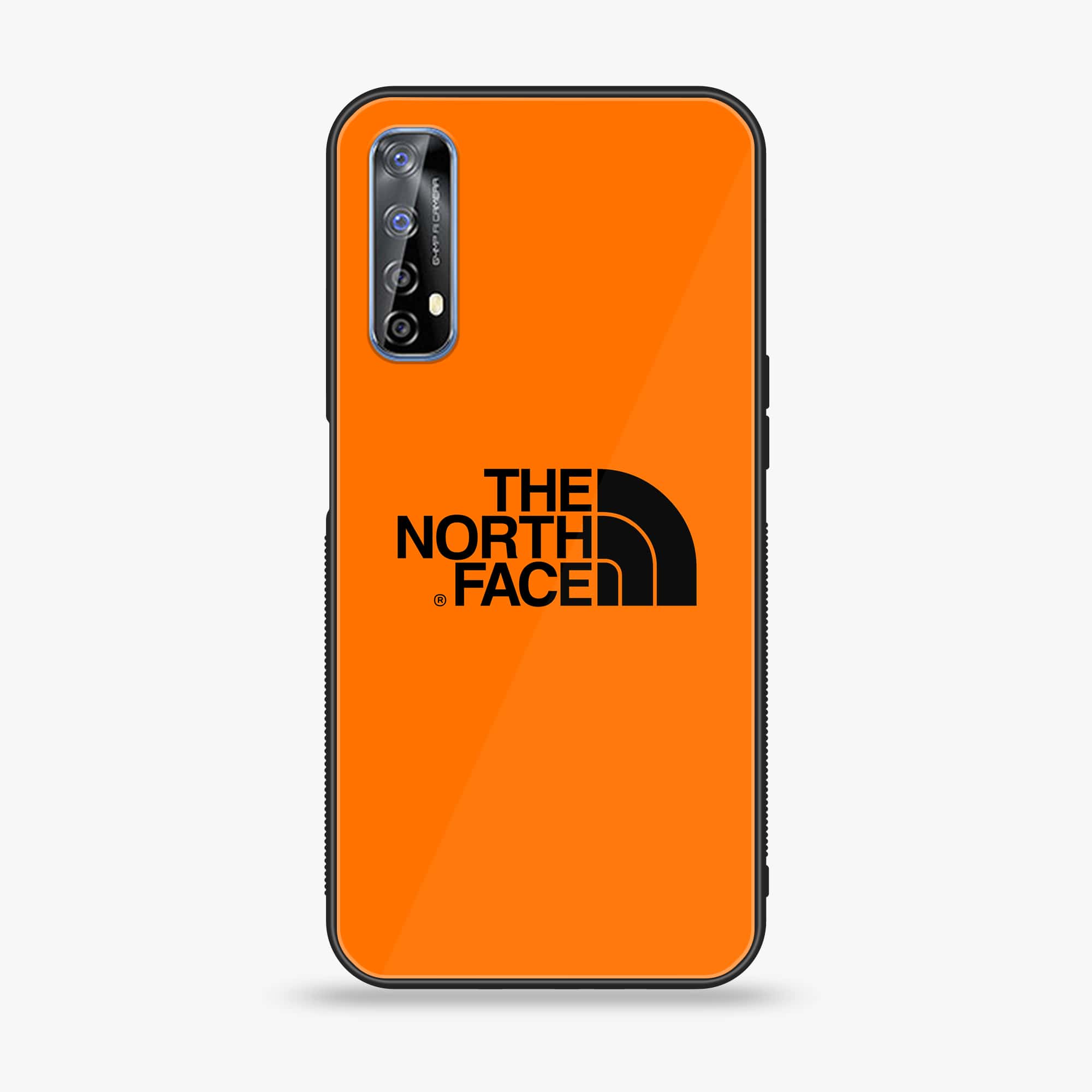 Realme 7 The North Face Series Premium Printed Glass soft Bumper shock Proof Case