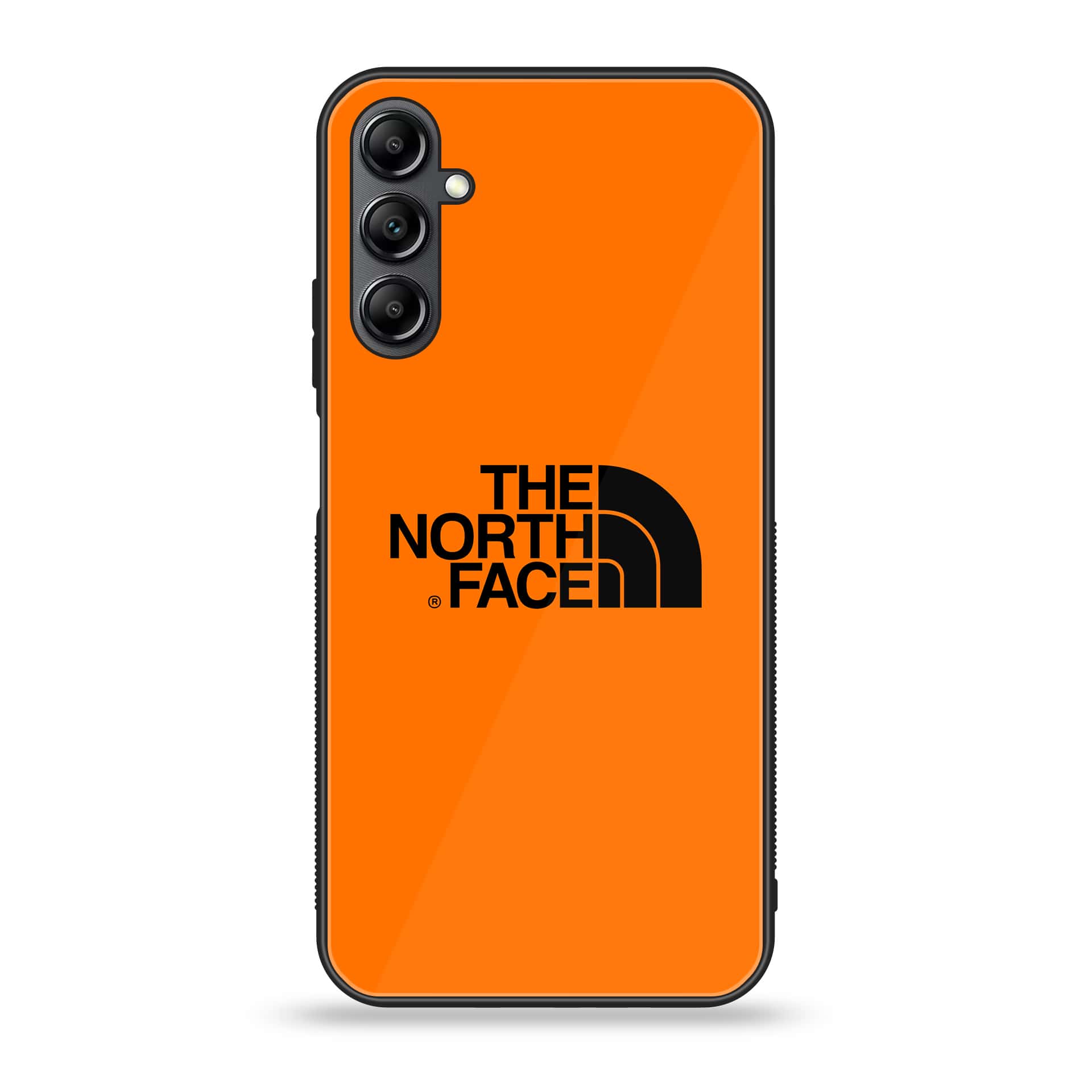 Samsung Galaxy A14 - The North Face Series - Premium Printed Glass soft Bumper shock Proof Case