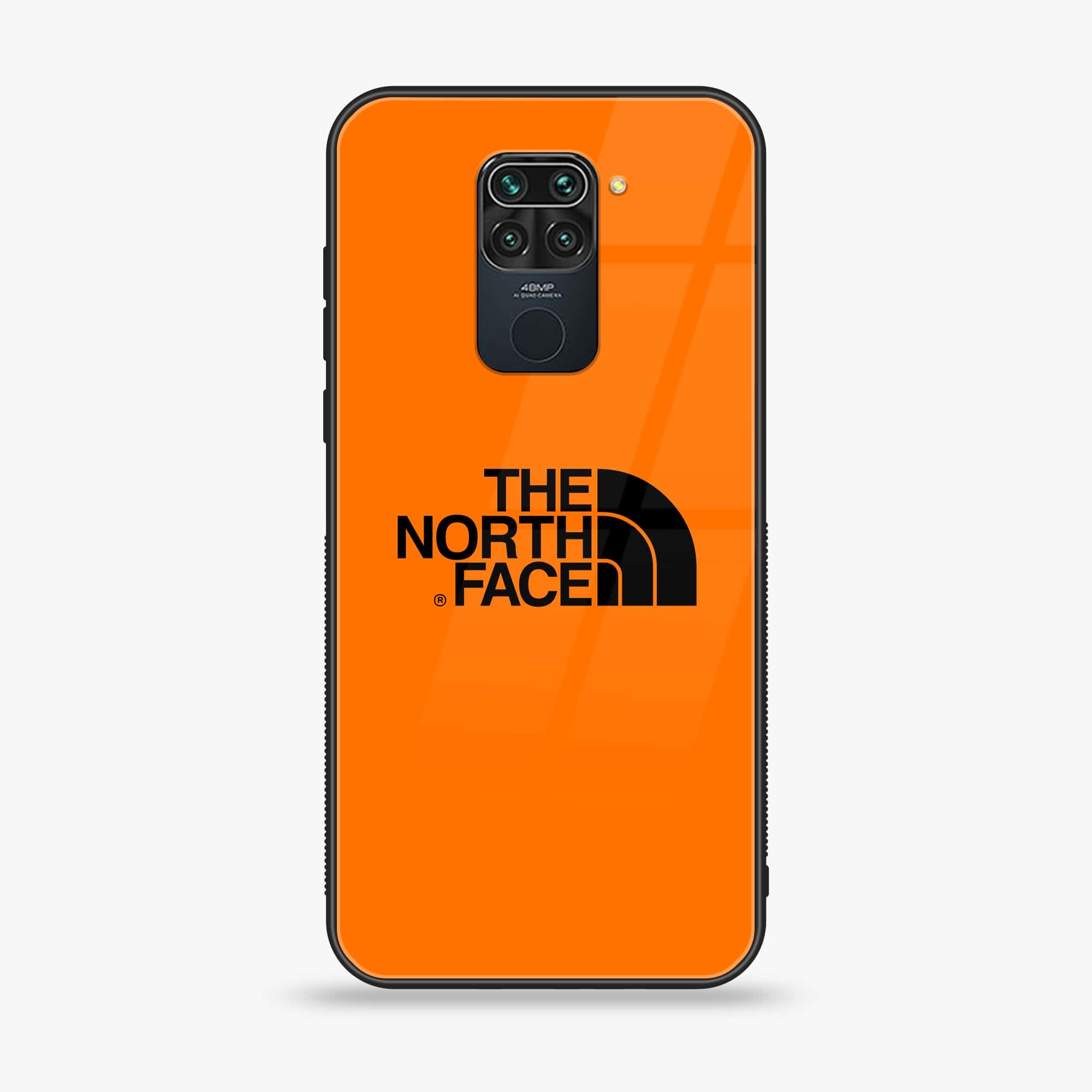 Xiaomi Redmi Note 9 The North Face Series Premium Printed Glass soft Bumper shock Proof Case