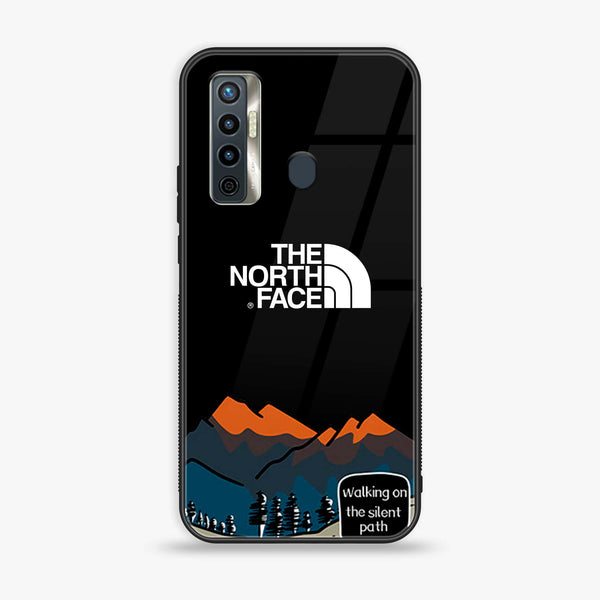 Tecno Camon 17 - The North Face Design 8 - Premium Printed Glass soft Bumper shock Proof Case CS-16779