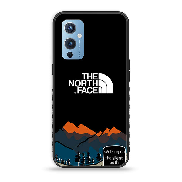 OnePlus 9 - The North Face Series - Design 8  Premium Metal Printed soft Bumper Shock Proof Case  CS-20439