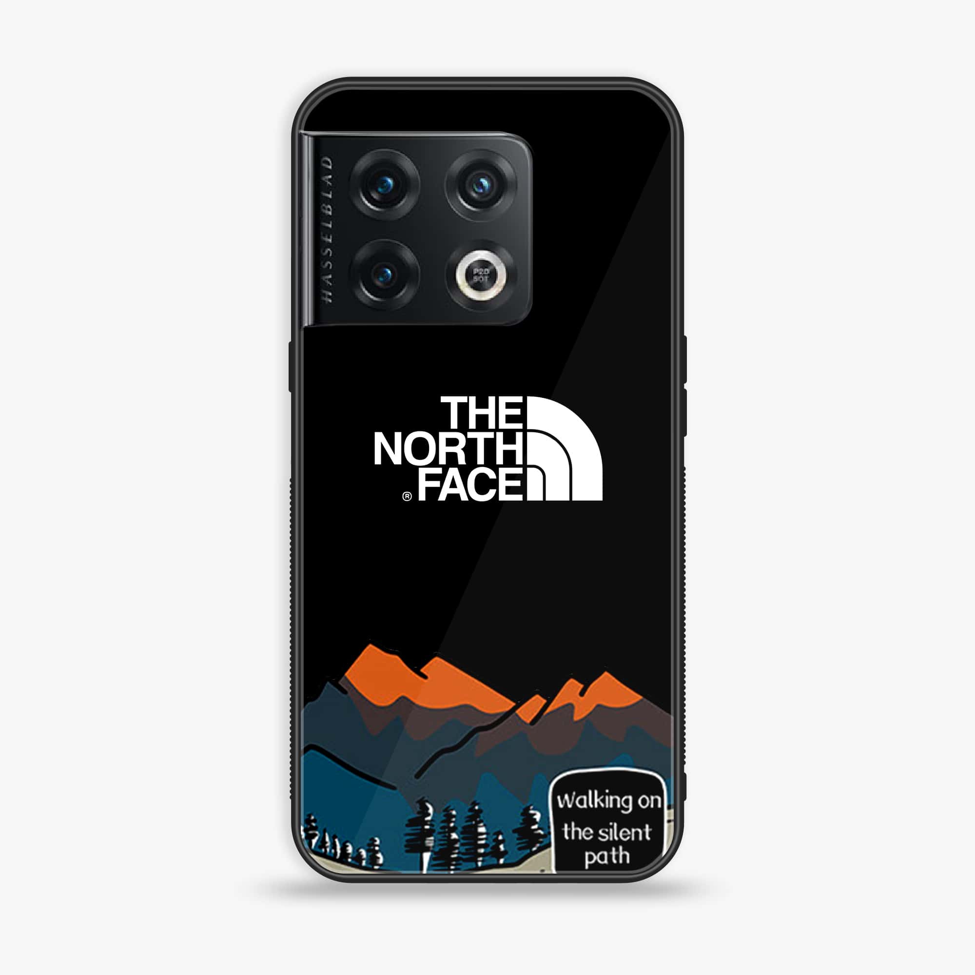 OnePlus 10 Pro - The North Face Series - Premium Printed Glass soft Bumper shock Proof Case