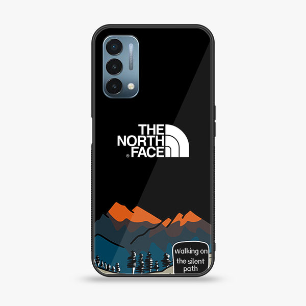 OnePlus Nord N200 5G - The North Face Series - Premium Printed Glass soft Bumper shock Proof Case   CS-19408