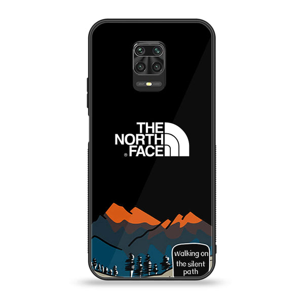 Xiaomi Redmi Note 9S - The North Face Design 6 - Premium Printed Glass soft Bumper shock Proof Case CS-18072