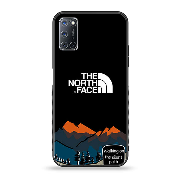 Oppo A52 - The North Face Design 8 - Premium Printed Glass soft Bumper shock Proof Case CS-16454