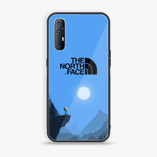 Oppo Reno 3 Pro - The North Face Design 9 - Premium Printed Glass soft Bumper shock Proof Case CS-19750