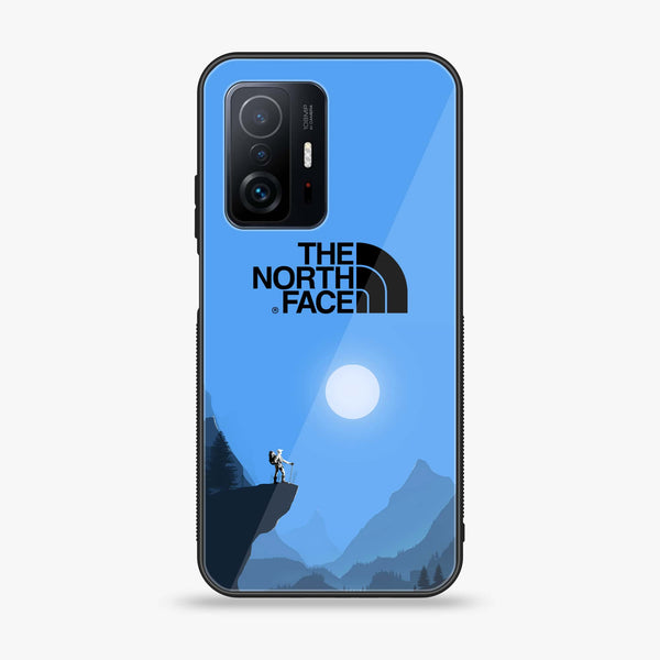 Xiaomi 11T - The North Face Design 9 - Premium Printed Glass soft Bumper shock Proof Case CS-15600