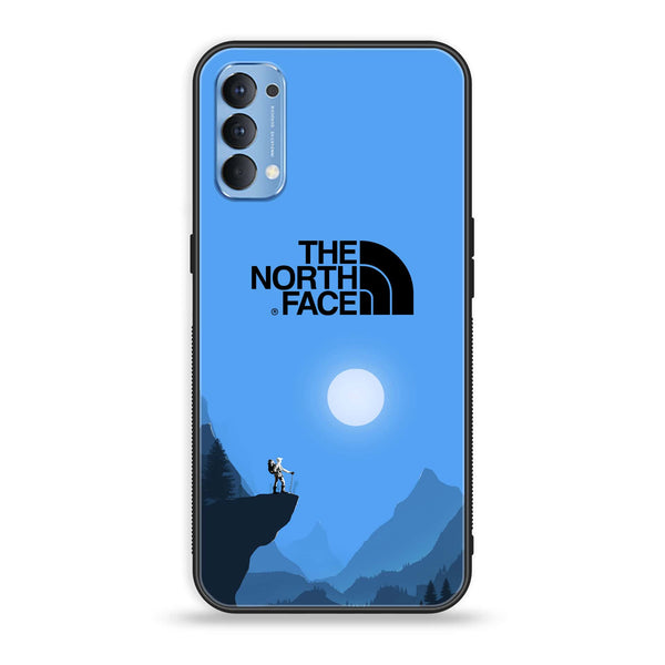 Oppo Reno 6 Pro 5G - The North Face Design 9 - Premium Printed Glass soft Bumper shock Proof Case CS-20740