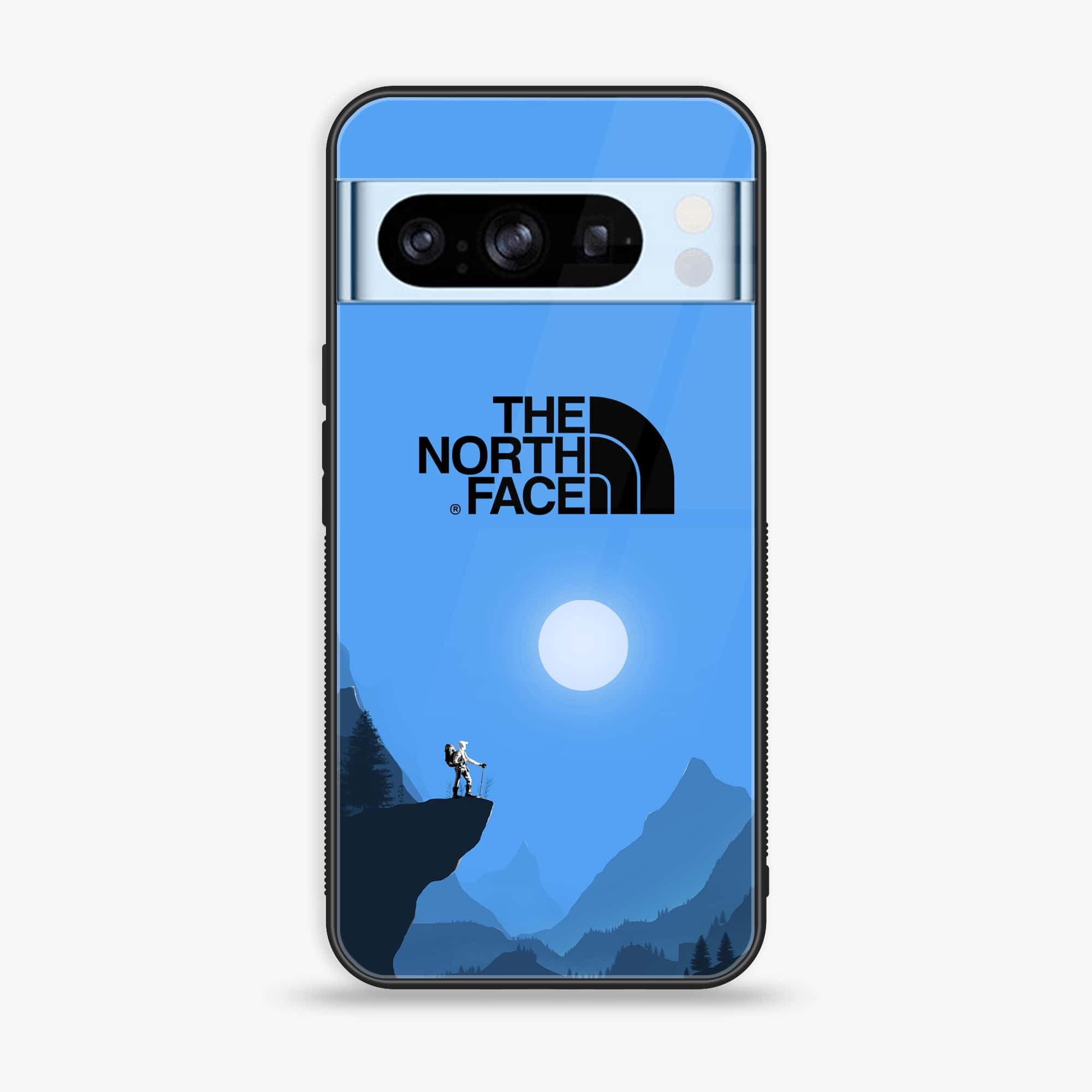 Google Pixel 8 Pro - The North Face Series - Premium Printed Glass soft Bumper shock Proof Case