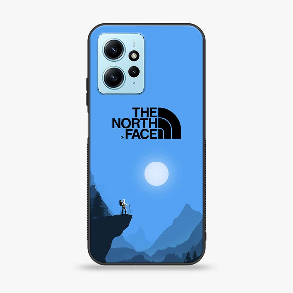 Xiaomi Redmi Note 12 - The North Face Series - Premium Printed Glass soft Bumper shock Proof Case