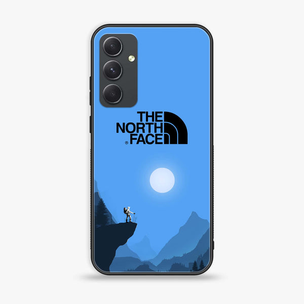 Samsung Galaxy A24 4G - The North Face Design 9 - Premium Printed Glass soft Bumper shock Proof Case CS-13692