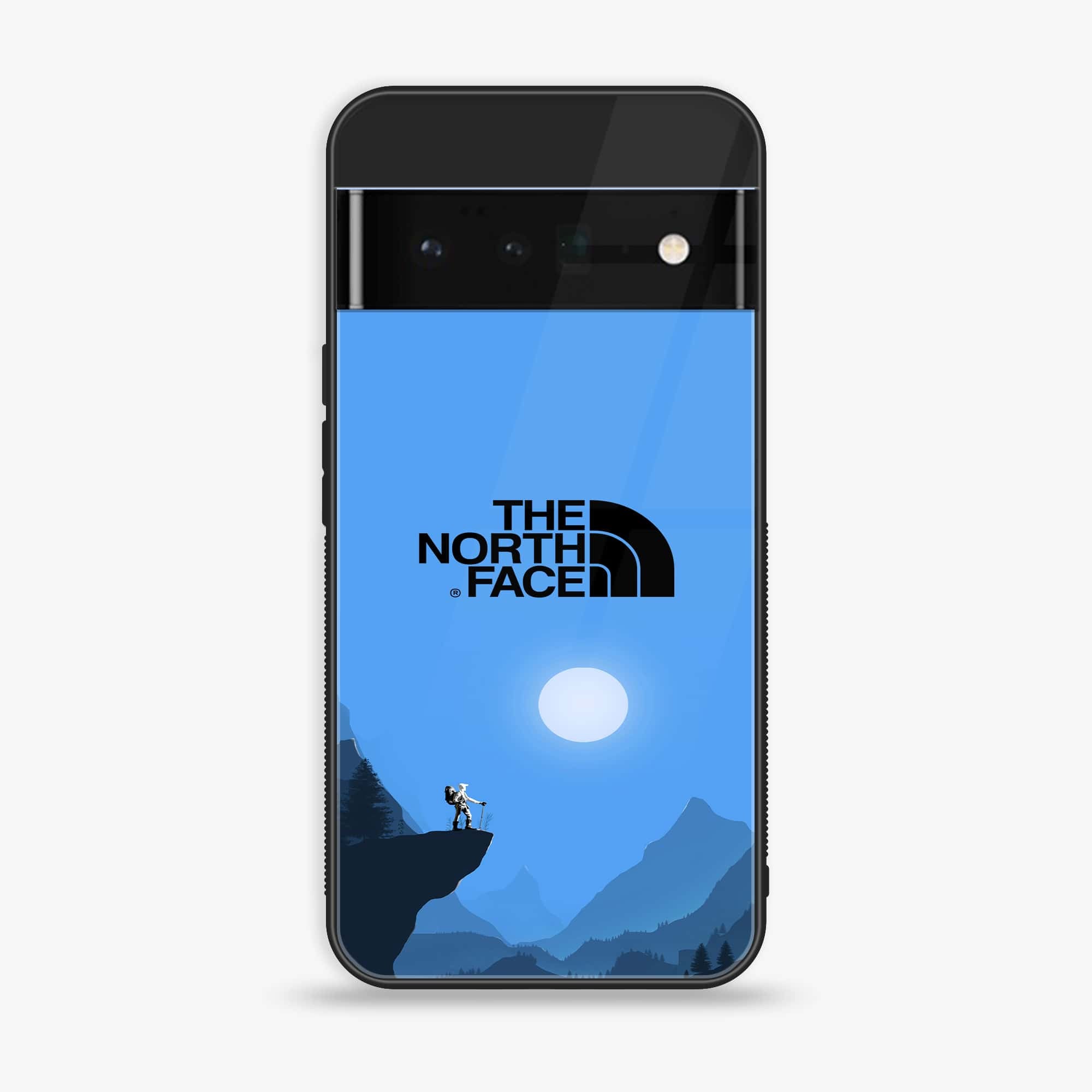 Google Pixel 6 Pro - The North Face Series - Premium Printed Glass soft Bumper shock Proof Case