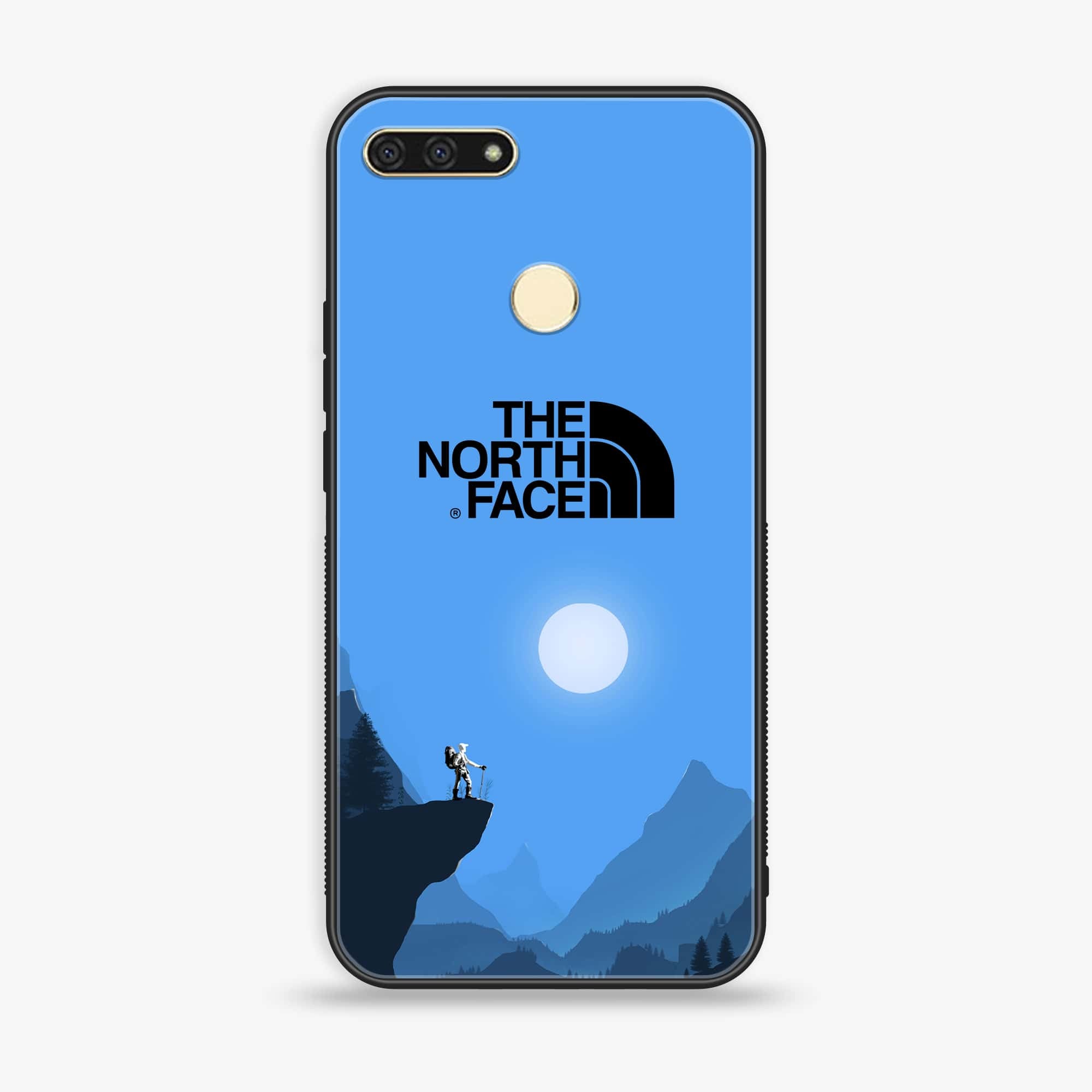 Huawei Y6 2018/Honor Play 7A - The North Face Series - Premium Printed Glass soft Bumper shock Proof Case