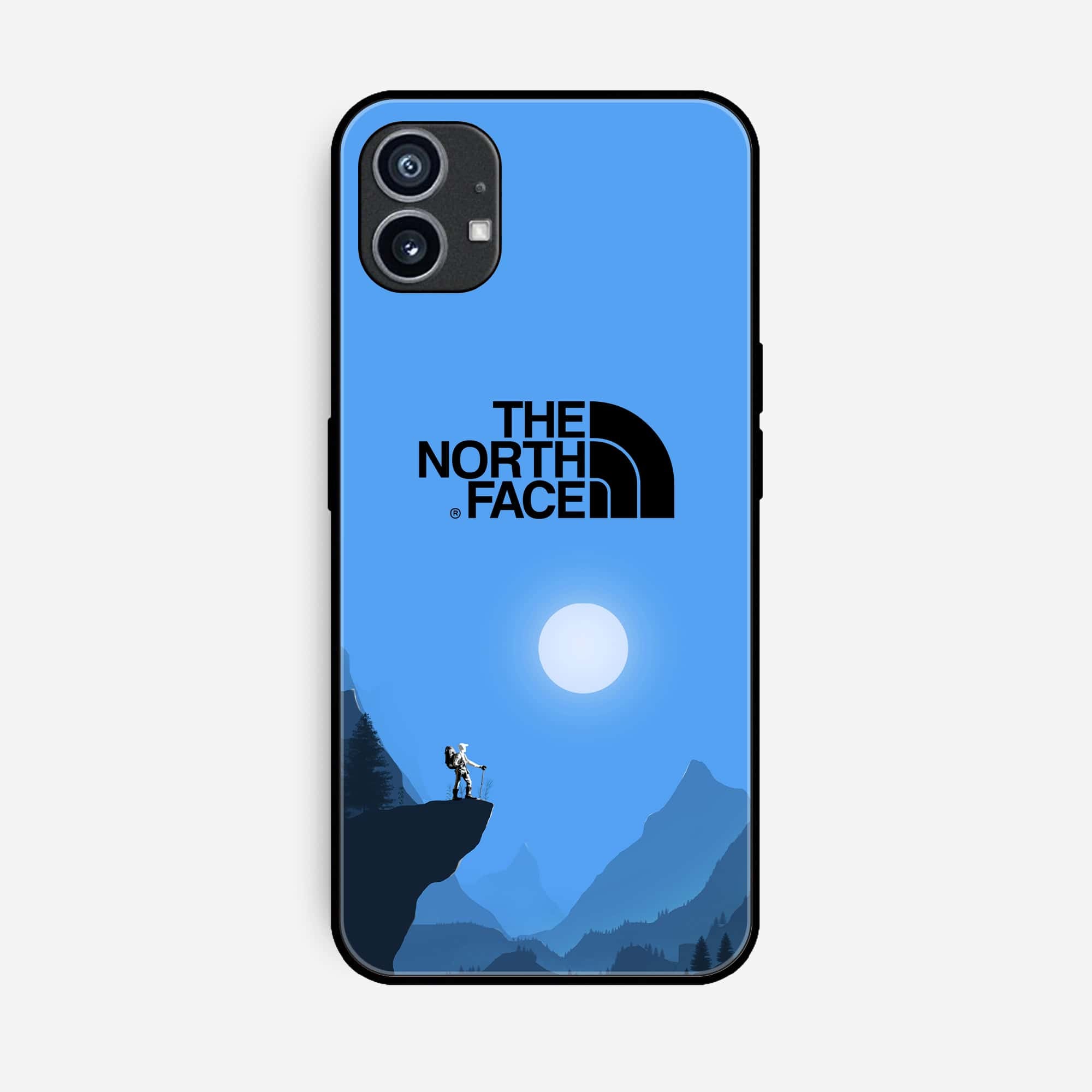 Nothing Phone (1) The North Face Series Premium Printed Glass soft Bumper shock Proof Case