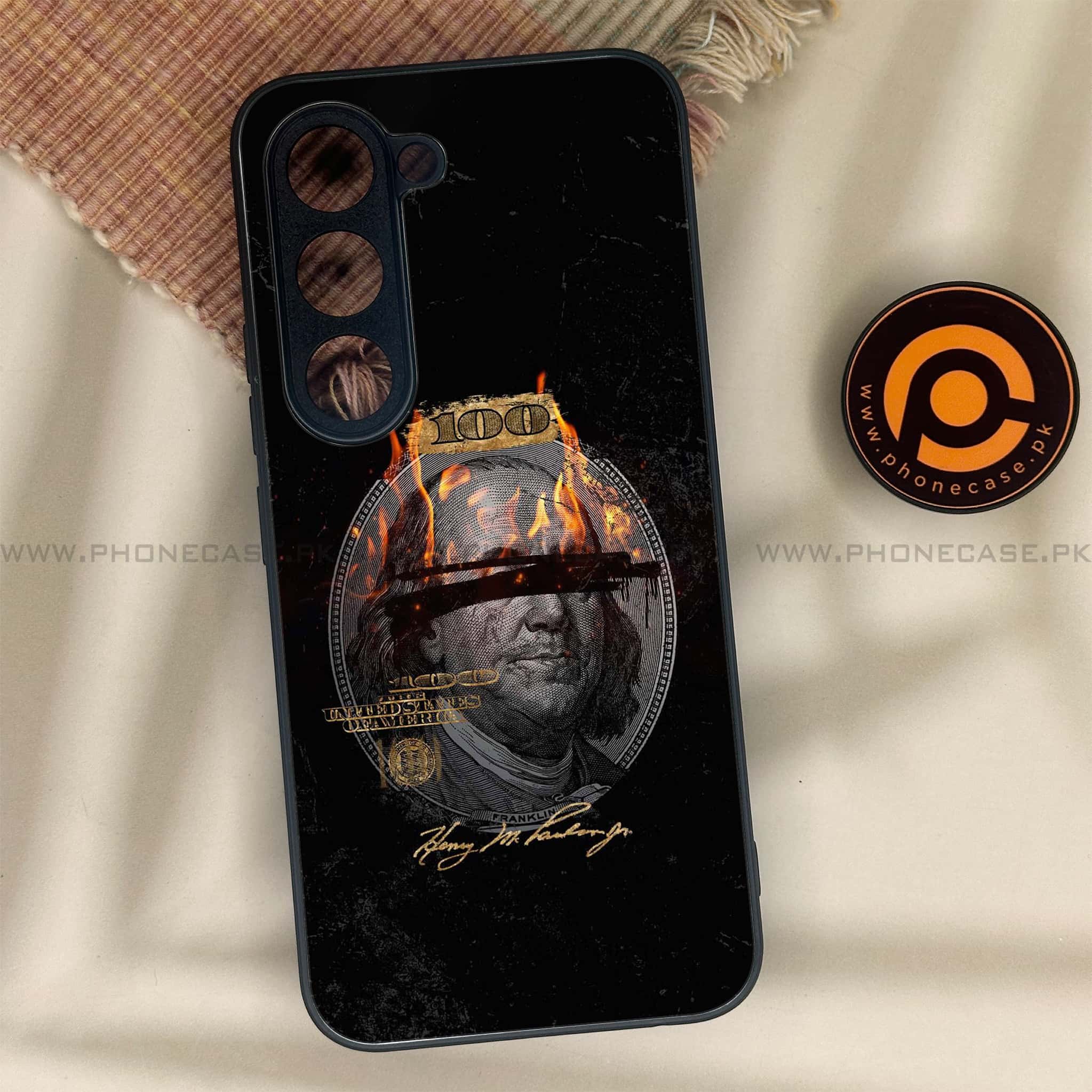 Tecno Spark 40 Pro - Dollar Series - Premium Metal Printed soft Bumper shock Proof Case