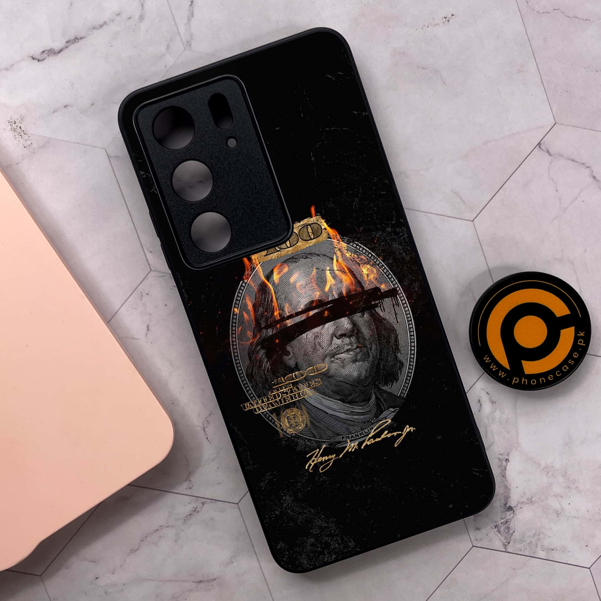 Realme C75x 4G - Dollar Series - Premium Metal Printed soft Bumper shock Proof Case