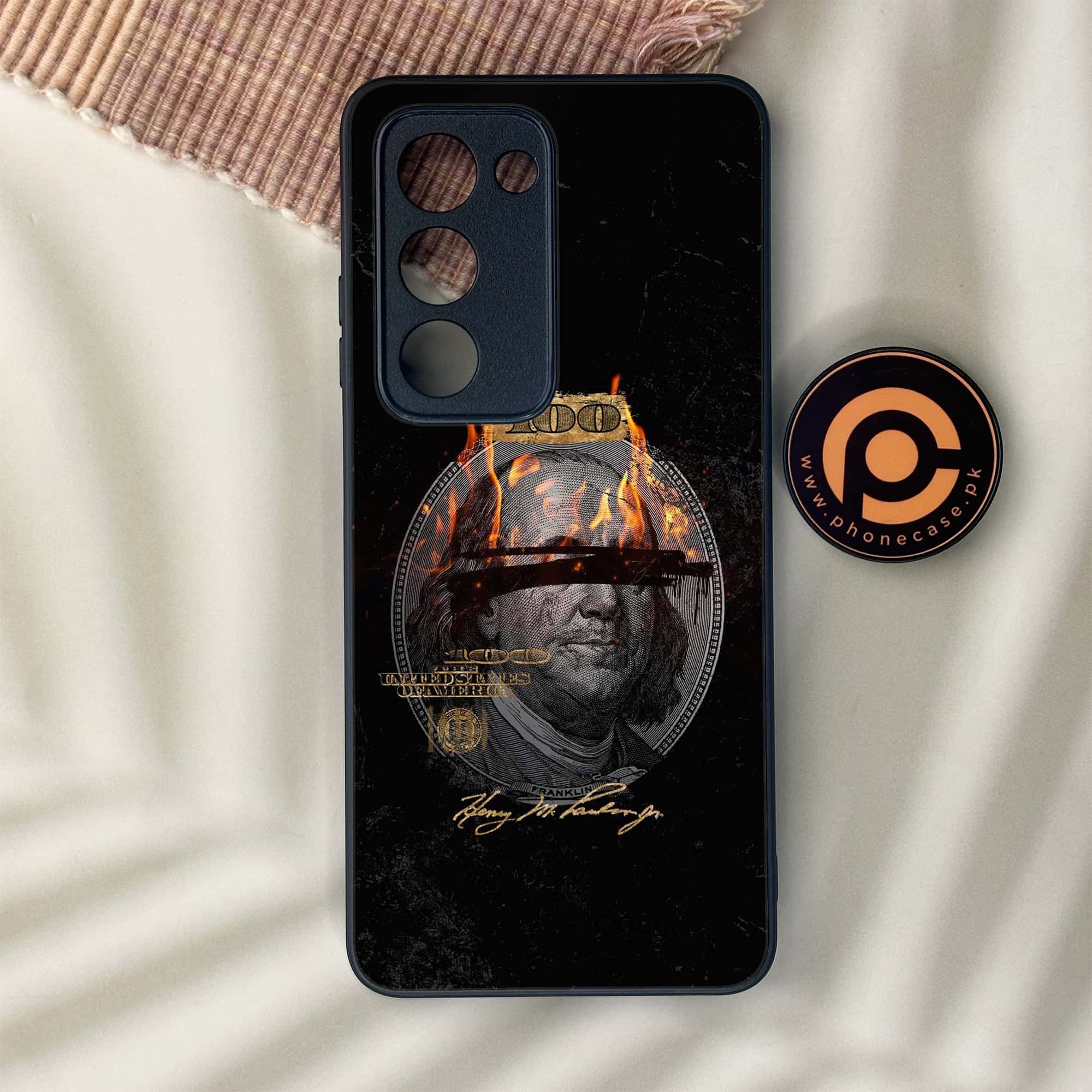 Oppo A5 2025 - Dollar Series - Premium Metal Printed soft Bumper shock Proof Case