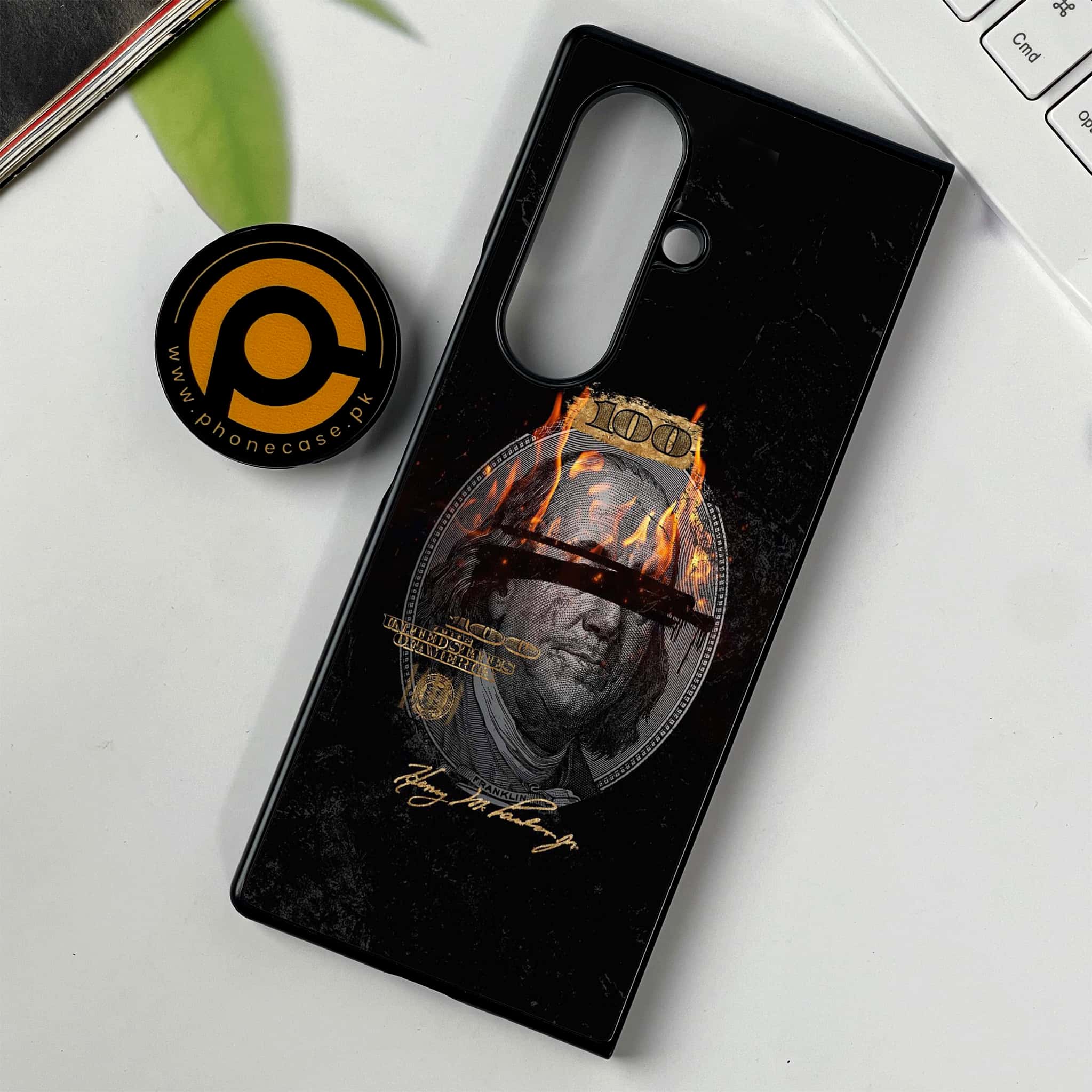 Samsung Galaxy Z Fold 7 - Dollar Series - Premium Metal Printed soft Bumper shock Proof Case