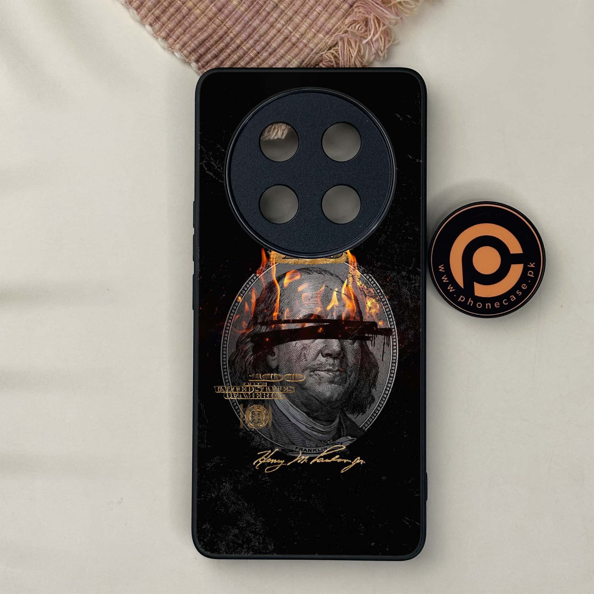 Honor X9c 5G - Dollar Series - Premium Metal Printed soft Bumper shock Proof Case