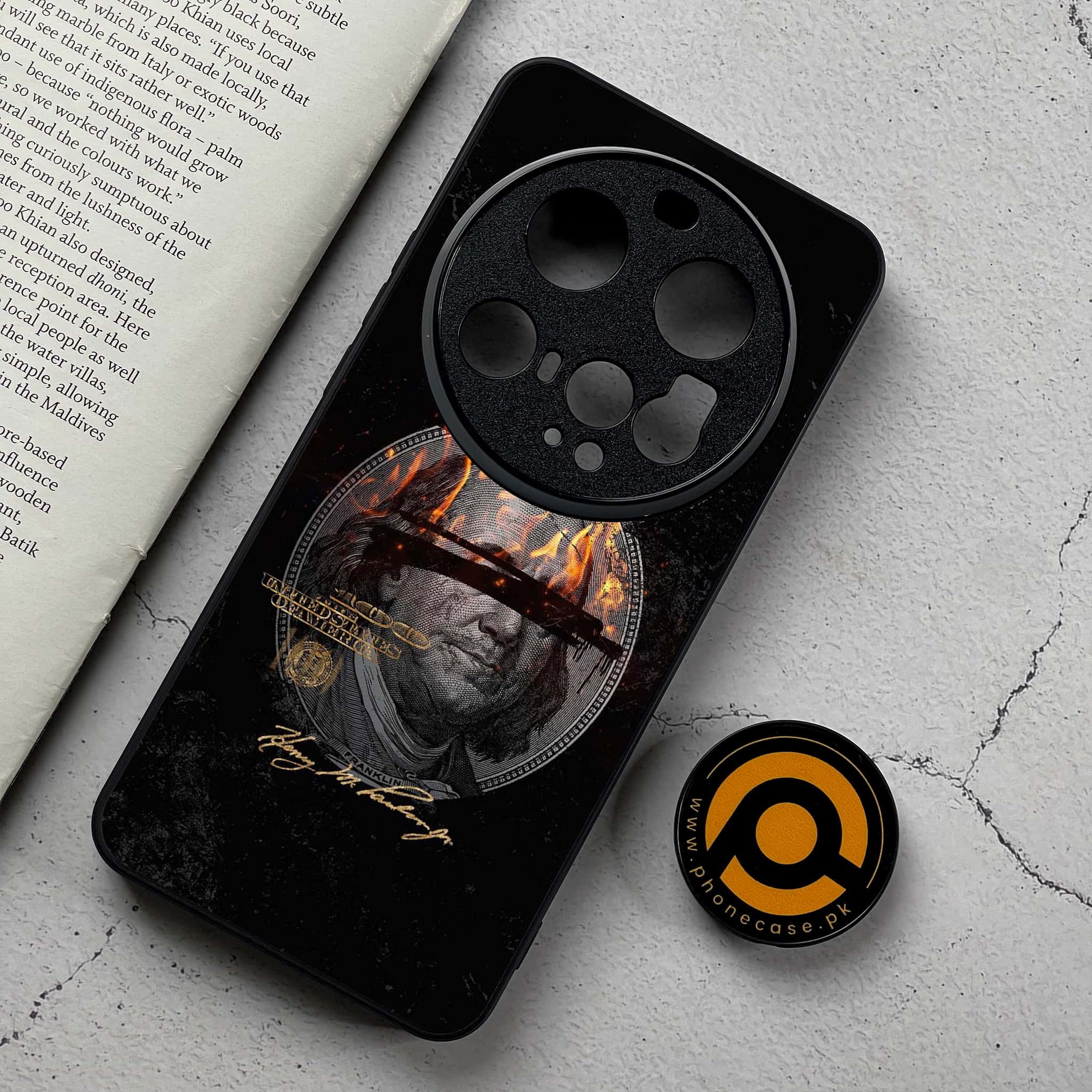 Xiaomi 15 Ultra - Dollar Series - Premium Metal Printed Soft Bumper Shockproof Case
