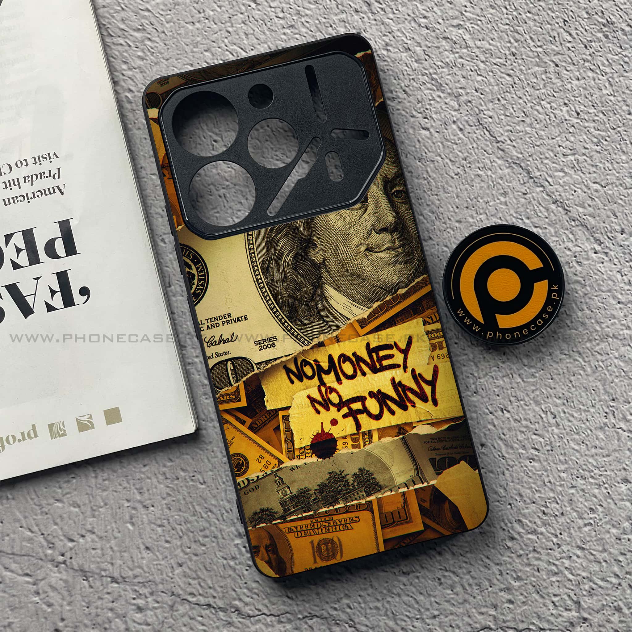 Tecno Pova 6 - Dollar Series - Premium Metal  Printed soft Bumper shock Proof Case