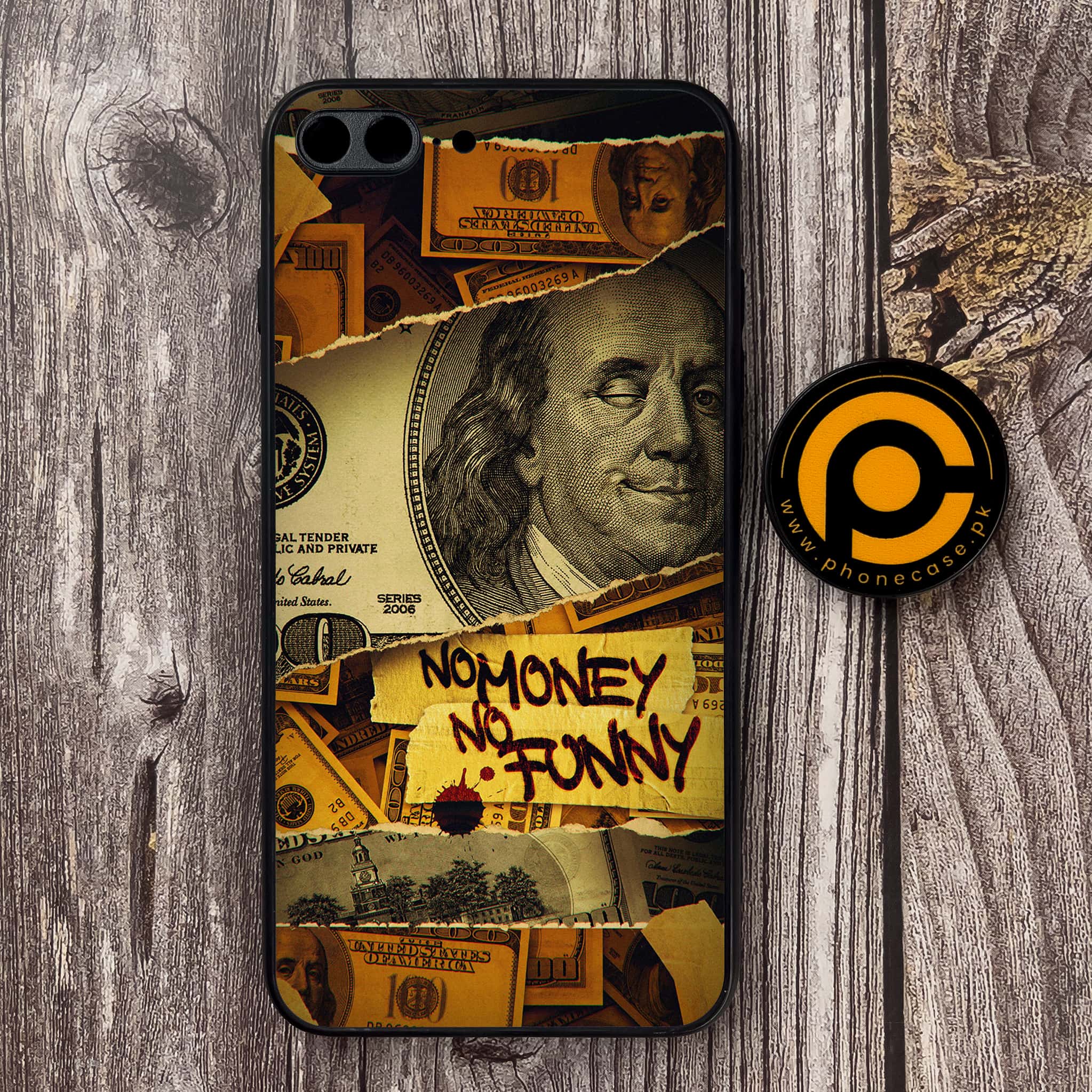 iPhone Plus Plus Dollar Design Premium Metal Printed