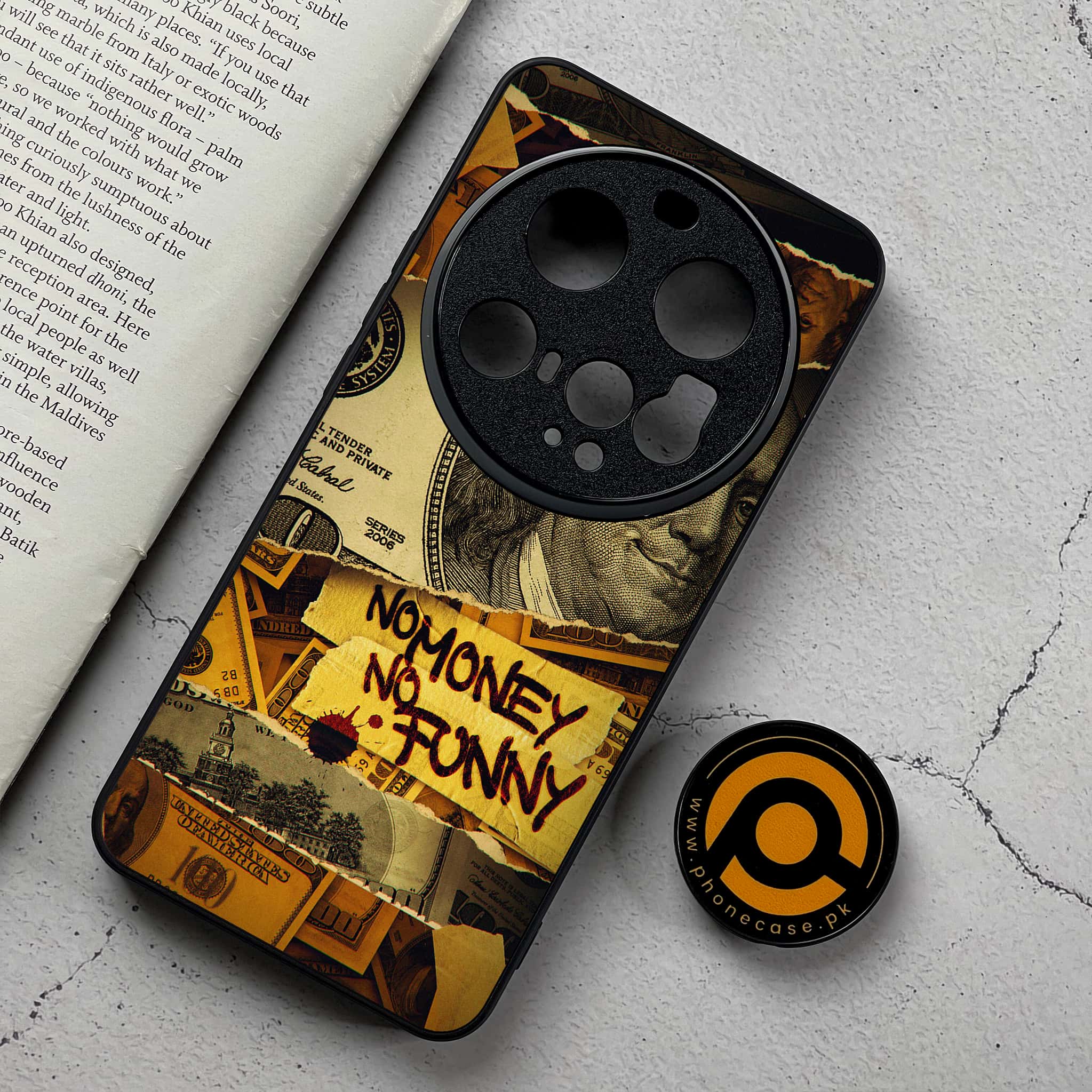 Xiaomi 15 Ultra - Dollar Series - Premium Metal Printed Soft Bumper Shockproof Case