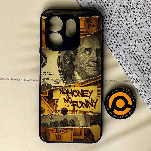 Infinix Hot 50i - Dollar Series - Premium Metal Printed soft Bumper shock Proof Case