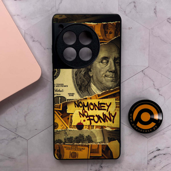 OnePlus 12R - Dollar Series - Premium Metal Printed soft Bumper shock Proof Case