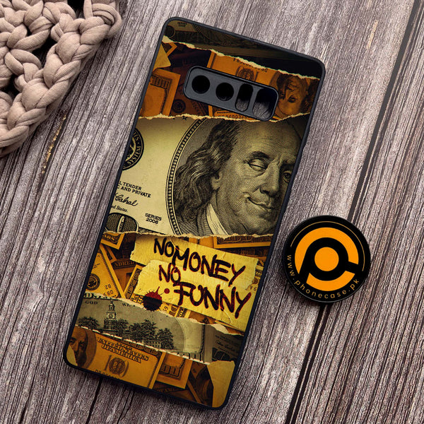 Samsung Galaxy Note 8 - Dollar Series - Premium Metal Printed soft Bumper shock Proof Case