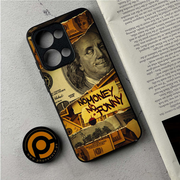 Oppo Reno 13 - Dollar Series - Premium Metal Printed Soft Bumper Shockproof Case