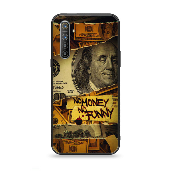 Realme XT - Dollar Series - Premium Printed Glass soft Bumper shock Proof Case