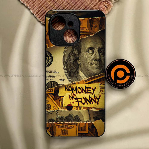 Tecno Spark 40C - Dollar Series - Premium Metal Printed soft Bumper shock Proof Case