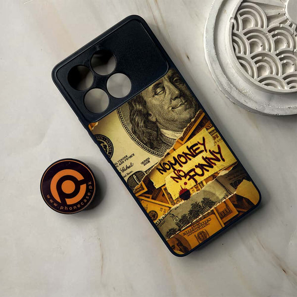 Xiaomi Poco F6 Pro - Dollar Series - Premium Metal Printed soft Bumper shock Proof Case