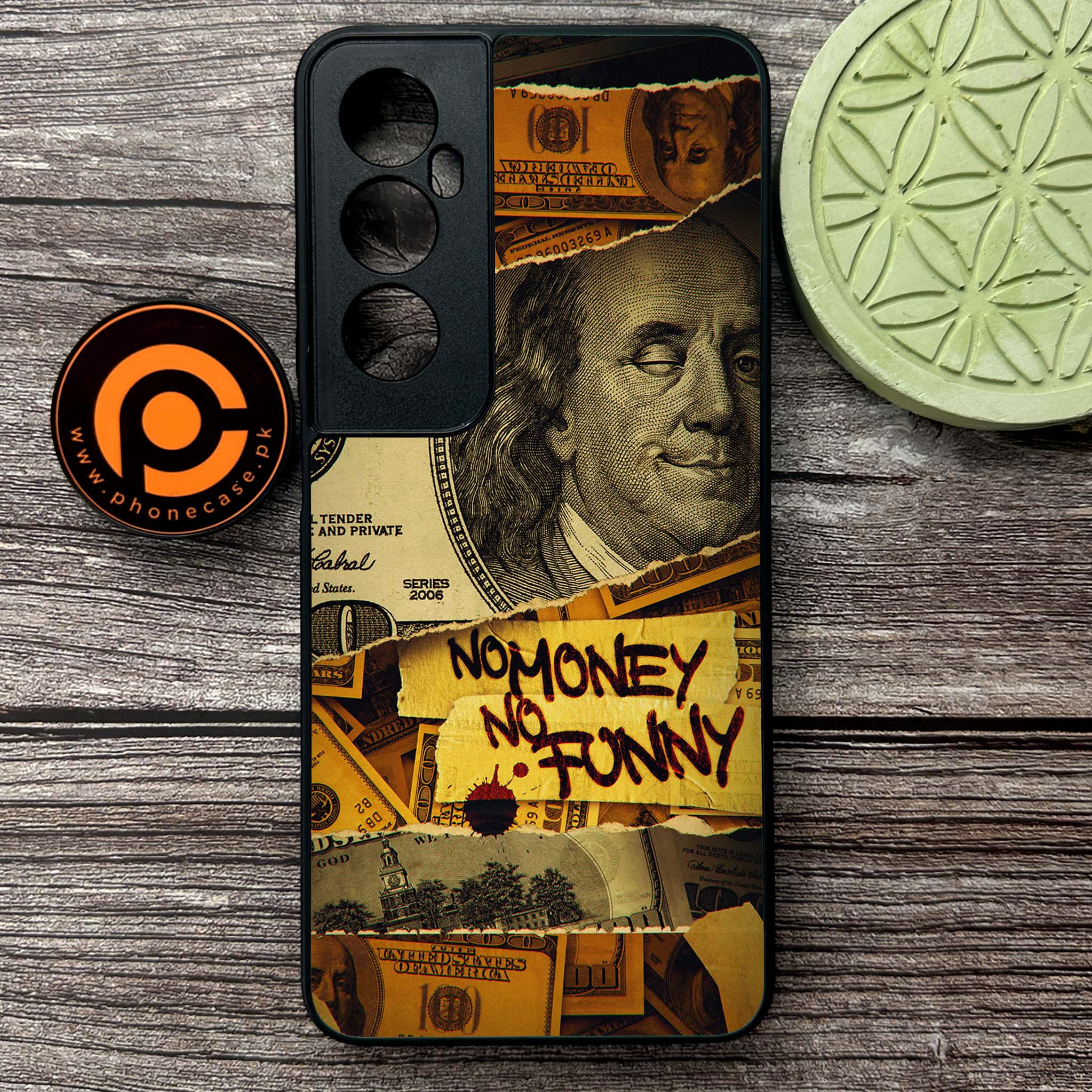 Realme C65  - Dollar Series - Premium Metal Printed soft Bumper shock Proof Case