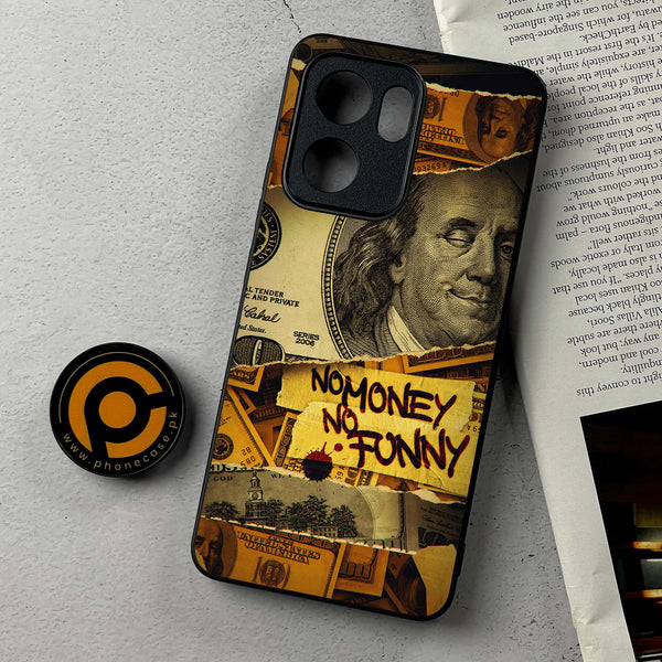 Oppo Reno 14F - Dollar Series - Premium Metal Printed Soft Bumper Shockproof Case