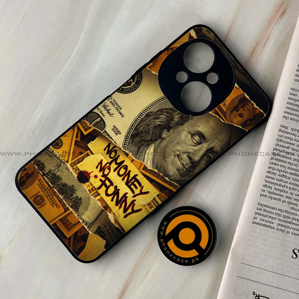 Tecno Spark Go 1 - Dollar Design 1 - Premium Printed Glass soft Bumper shock Proof Case CS-44474