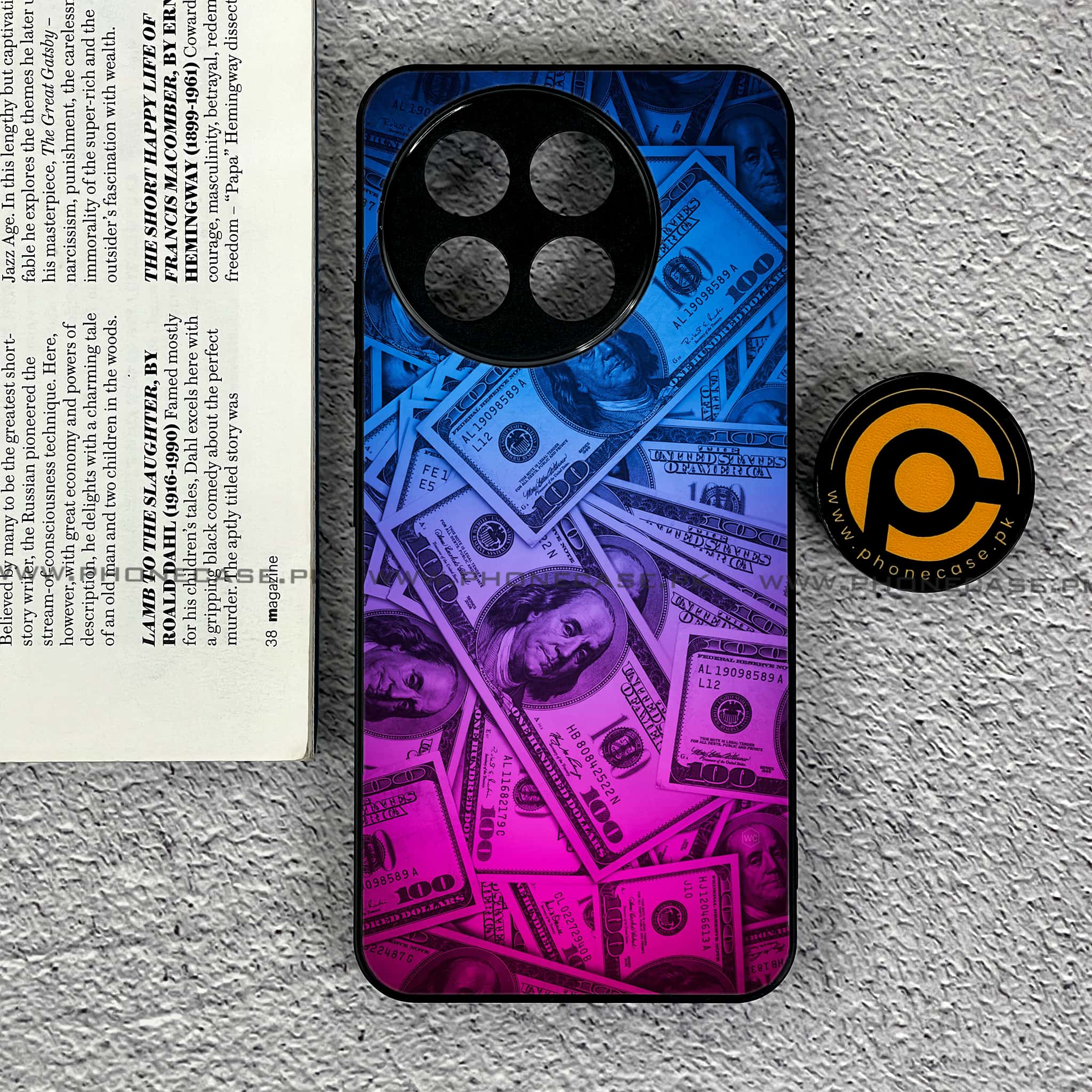 OnePlus Ace 5 - Dollar Series - Premium Metal Printed soft Bumper shock Proof Case