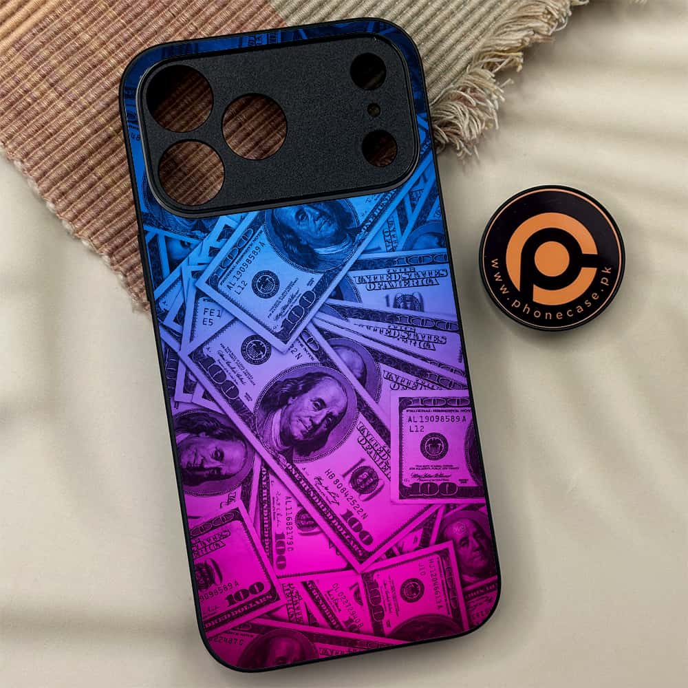 iPhone 17 Pro Max - Dollar Series - Premium Metal Printed soft Bumper shock Proof Case