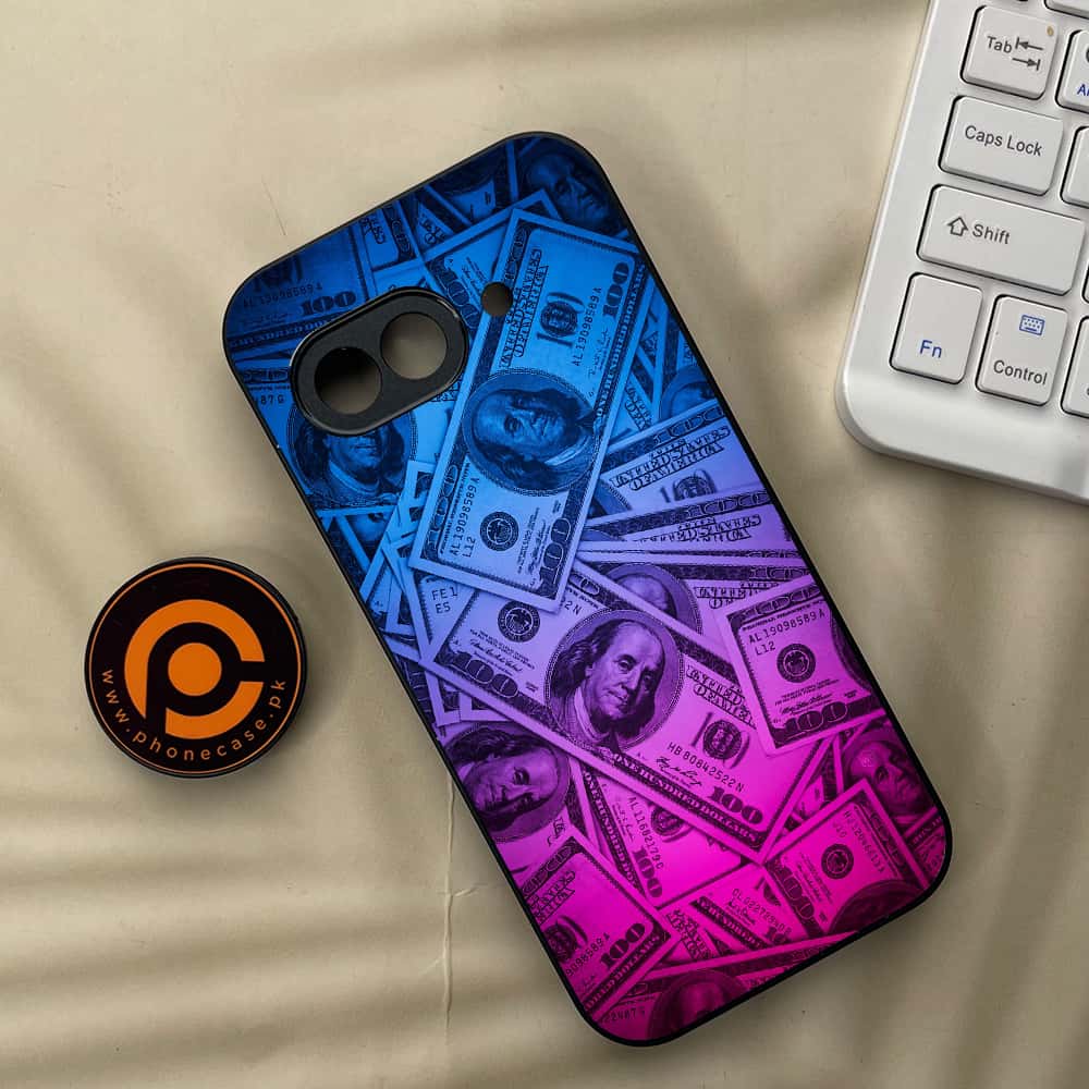 Google Pixel 9a - Dollar Series - Premium Metal Printed soft Bumper Shock Proof Case