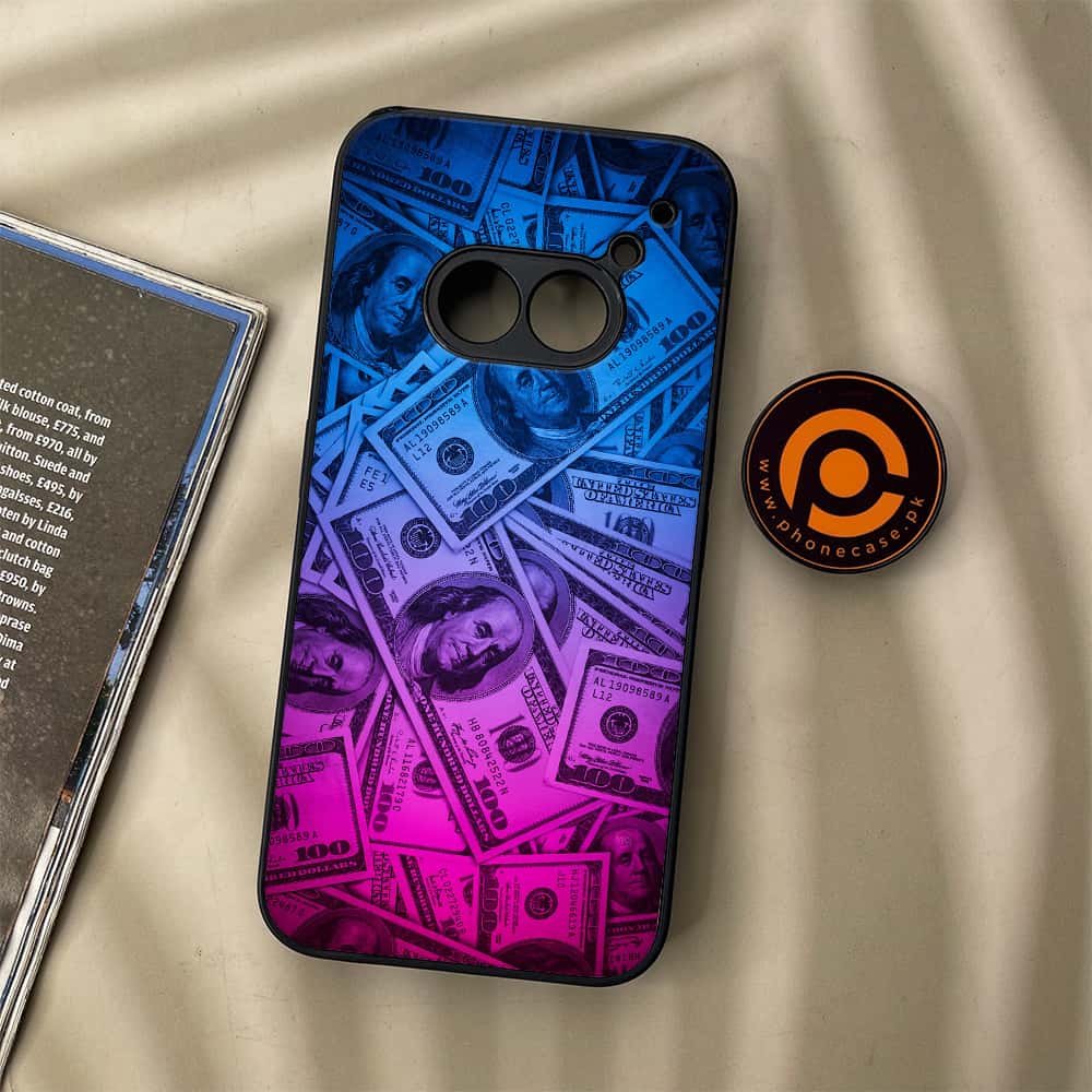 Nothing Phone (2a) - Dollar Series - Premium Metal Printed soft Bumper Shock Proof Case