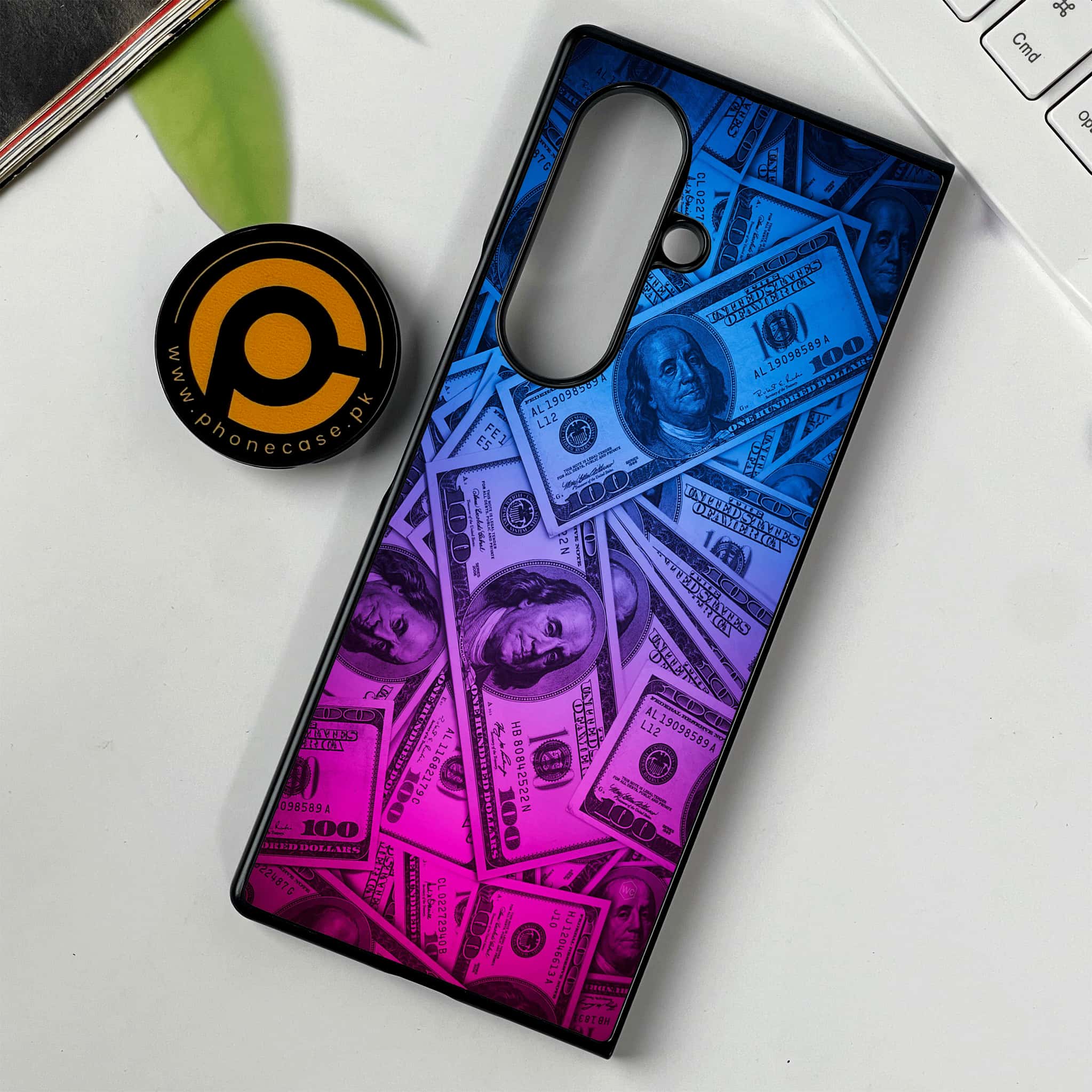 Samsung Galaxy Z Fold 7 - Dollar Series - Premium Metal Printed soft Bumper shock Proof Case