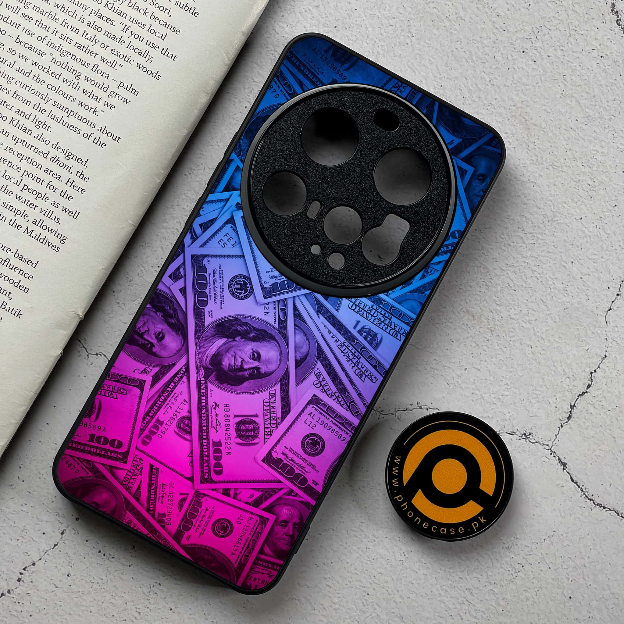 Xiaomi 15 Ultra - Dollar Series - Premium Metal Printed Soft Bumper Shockproof Case