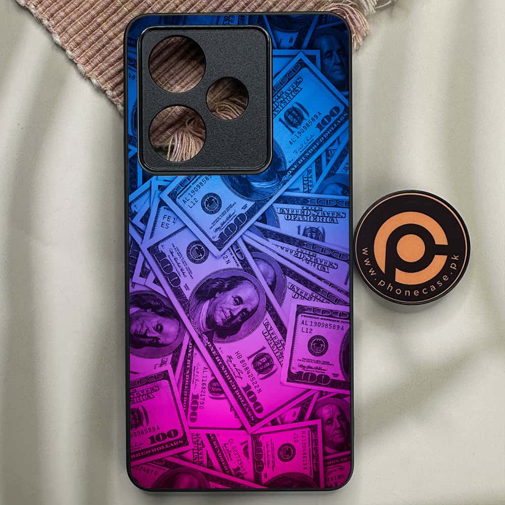 Realme GT 7T - Dollar Series - Premium Metal Printed soft Bumper shock Proof Case