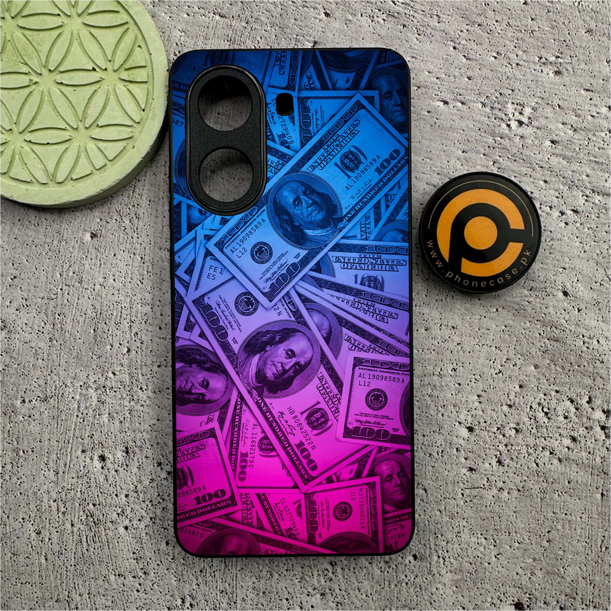 Xiaomi Redmi Turbo 4 - Dollar Series - Premium Metal Printed soft Bumper shock Proof Case