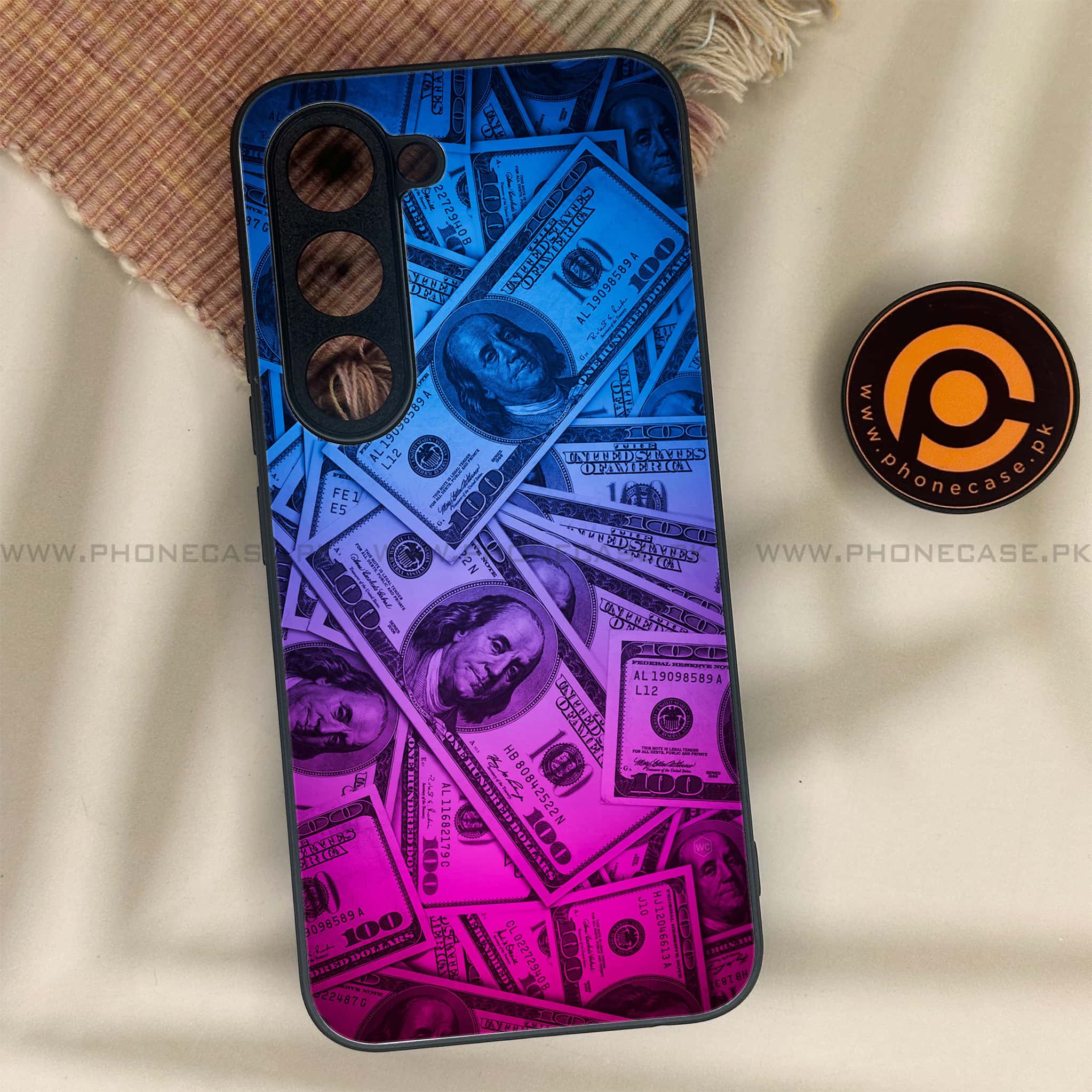 Tecno Spark 40 Pro - Dollar Series - Premium Metal Printed soft Bumper shock Proof Case