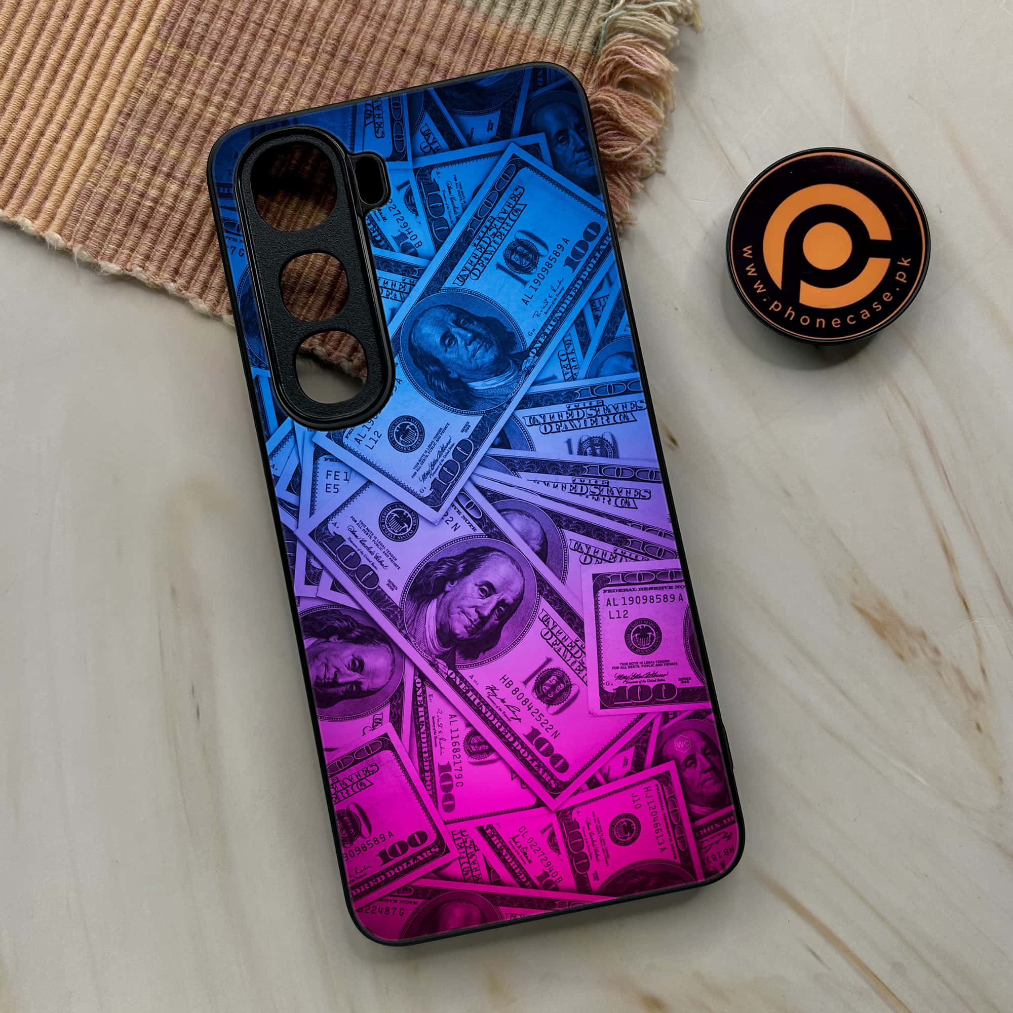 Vivo Y400 - Dollar Series - Premium Metal Printed soft Bumper shock Proof Case