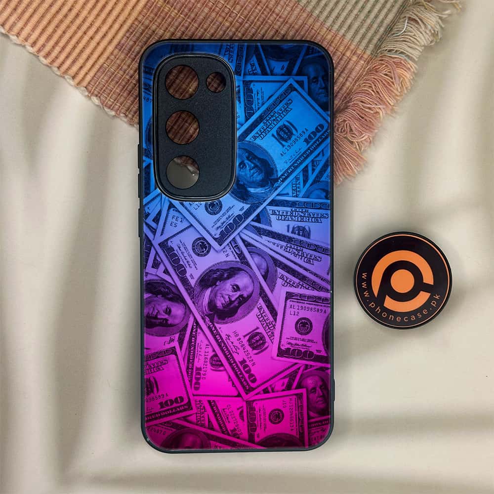 Tecno Spark 40 Pro Plus - Dollar Series - Premium Metal Printed soft Bumper shock Proof Case