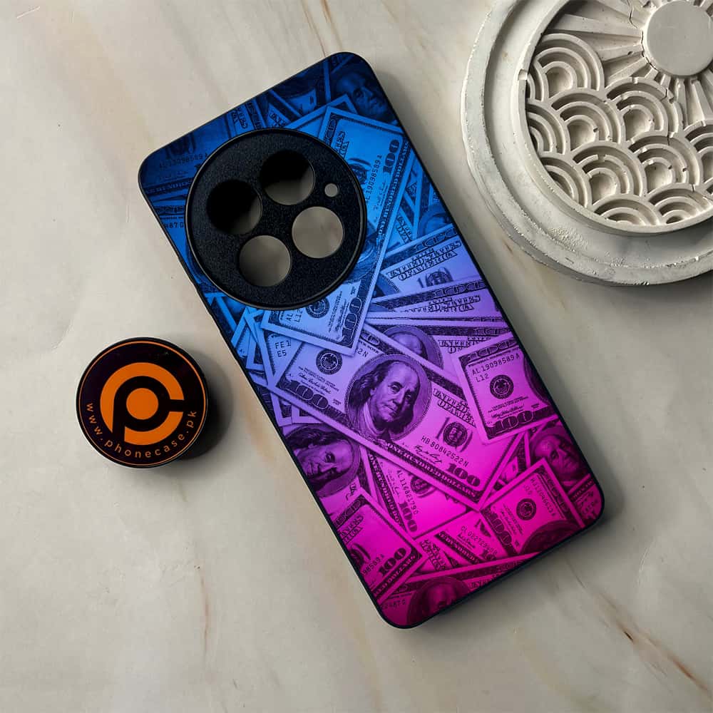 OnePlus 13 - Dollar Series - Premium Metal Printed soft Bumper shock Proof Case